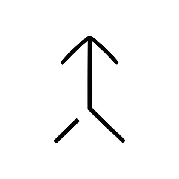 Значок Бизнес Вектора Очертания Изолированного Знака Линейные Символы Большой Значок — стоковый вектор
