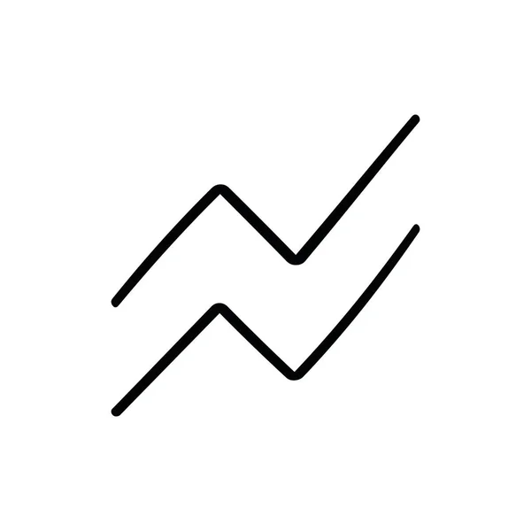 Бизнес Современная Икона Тонкой Линии Очертания Изолированного Знака Линейная Икона — стоковый вектор