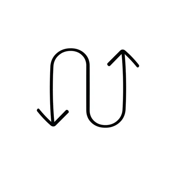 现代细线图标 现代流行的风格 线性符号 稀薄填充图标 Ui和Ux — 图库矢量图片