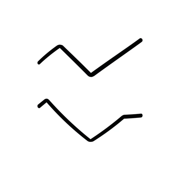 Business Vector Thin Line Web Symbol Qualitätssymbol Lineares Symbol Große — Stockvektor