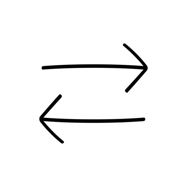 Піктограма Бізнес Лінії Начерк Ізольованого Знаку Лінійні Символи Велика Піктограма — стоковий вектор
