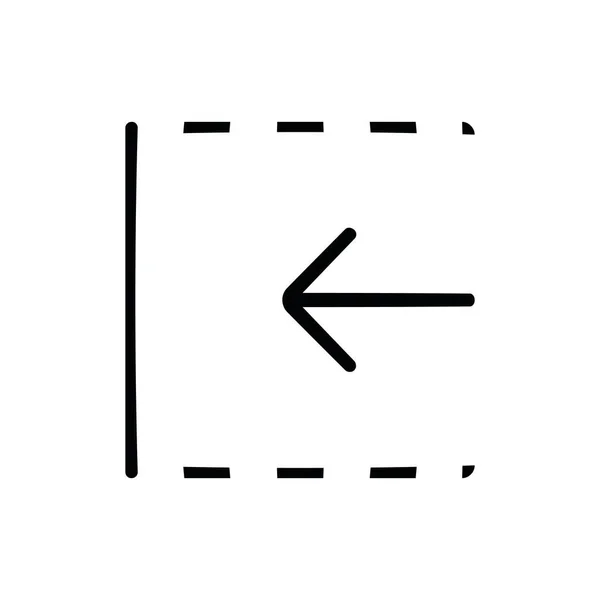 Иконка Бизнес Решений Простая Иконка Линейные Символы Большой Значок Пользовательского — стоковый вектор