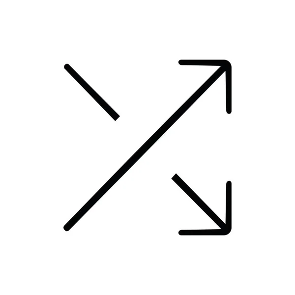 Business Modern Thin Line Ikone Einfaches Symbol Lineares Symbol Großes — Stockvektor