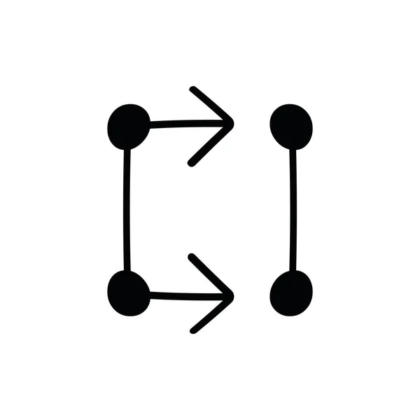 Business Line Ikone Einfaches Symbol Lineare Symbole Dünnes Icon Vektorillustration — Stockvektor