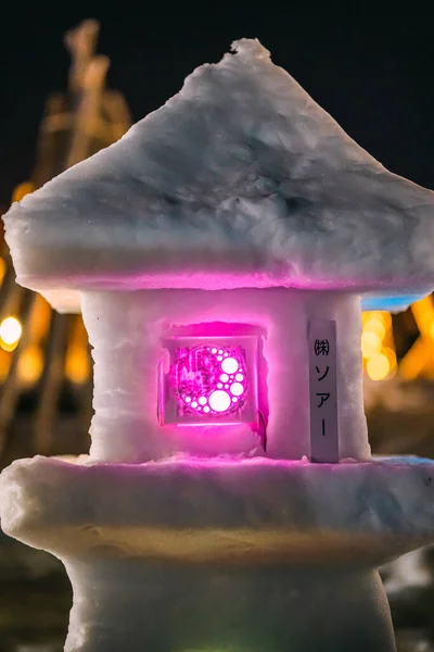 Uesugi Snow Lantern Festival winter 2023 Japan