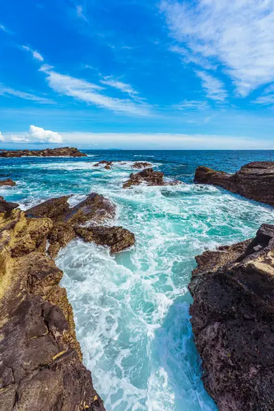 Jogashima Japonya 'da yaz plajında