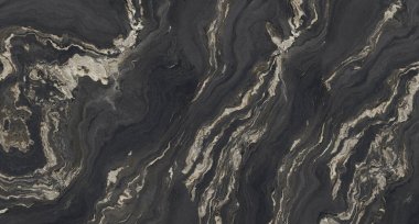 Altın içeren yüksek çözünürlüklü siyah mermer. Soyut arkaplan ve doku. 2d illüstrasyon