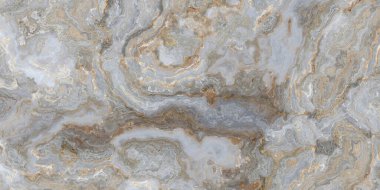 Kıvırcık gri ve altın damarlı beyaz mermer desenli. Soyut doku ve arkaplan. 2B illüstrasyon