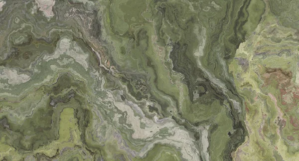 高分辨率绿色大理石 抽象的背景和纹理 2D说明 — 图库照片