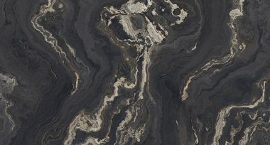 Altın içeren yüksek çözünürlüklü siyah mermer. Soyut arkaplan ve doku. 2d illüstrasyon