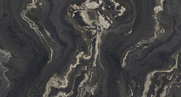 Черный мрамор высокого разрешения с золотыми включениями. абстрактный фон и текстура. 2d иллюстрация