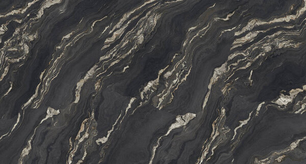 Черный мрамор высокого разрешения с золотыми включениями. абстрактный фон и текстура. 2d иллюстрация