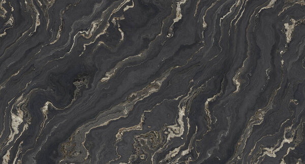 Черный мрамор высокого разрешения с золотыми включениями. абстрактный фон и текстура. 2d иллюстрация