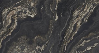 Altın içeren yüksek çözünürlüklü siyah mermer. Soyut arkaplan ve doku. 2d illüstrasyon