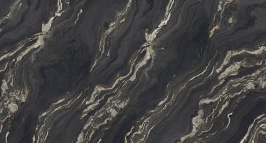 Altın içeren yüksek çözünürlüklü siyah mermer. Soyut arkaplan ve doku. 2d illüstrasyon