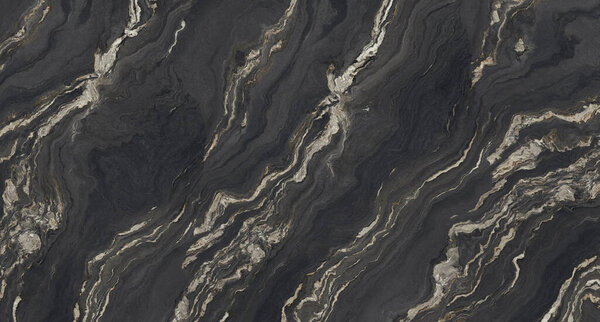 Черный мрамор высокого разрешения с золотыми включениями. абстрактный фон и текстура. 2d иллюстрация