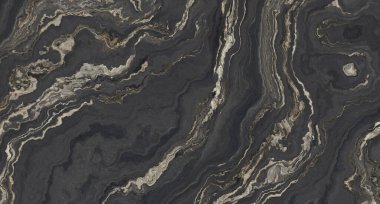 Altın içeren yüksek çözünürlüklü siyah mermer. Soyut arkaplan ve doku. 2d illüstrasyon