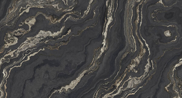 Черный мрамор высокого разрешения с золотыми включениями. абстрактный фон и текстура. 2d иллюстрация
