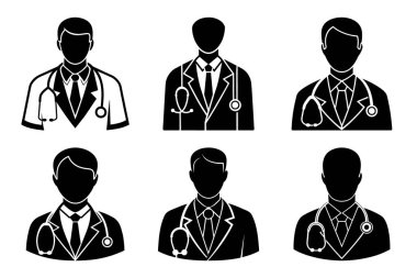 Tıbbi doktor vektör illüstrasyonu.