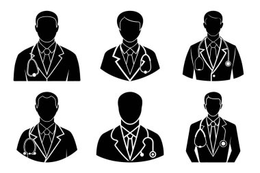 Doktorun vektör illüstrasyonu