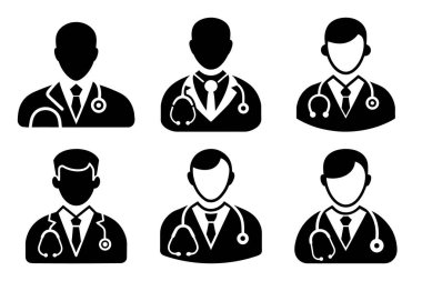 Doktorlar siluetleri kümesi