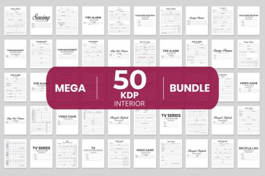 Planlayıcı Günlük Şablonu ile KDP dahili Mega Paketi