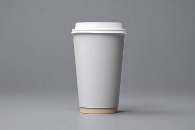 Boş Etiketli Minimum Kahve Fincanı Yapılandırması