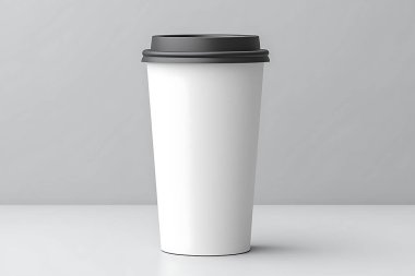 Paket Tasarımı İçin Kağıt Kahve Fincanı İnsan Eli Model Tasarımı