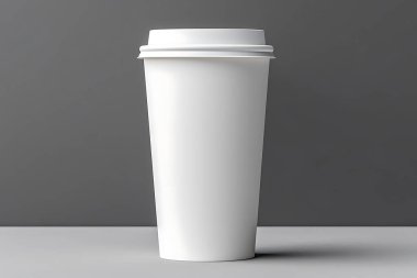 Paket Tasarımı İçin Kağıt Kahve Fincanı İnsan Eli Model Tasarımı