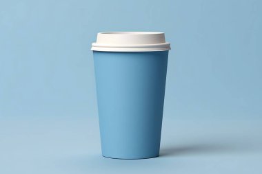 Paket Tasarımı İçin Kağıt Kahve Fincanı İnsan Eli Model Tasarımı