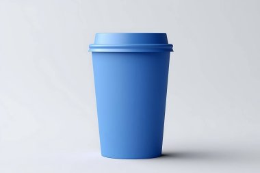 Markalaşma Sunumu İçin Gerçekçi Kahve Kupası Modeli