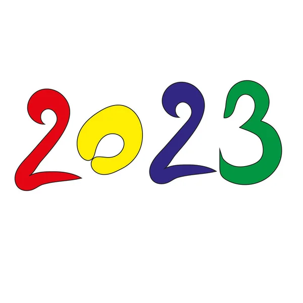 Ano Novo 2023 Vetor — Vetor de Stock
