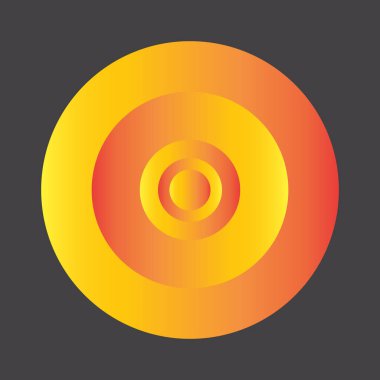 Simge Düğmesinin Renkli Tasarımı