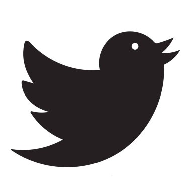 Renkli kuş simgesi logosu 