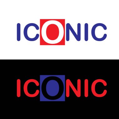 Logo Design of ICONIC iconic logo - Logo design clipart