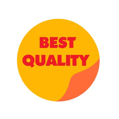 En İyi Kaliteli Etiket simgesel vektör çizimi