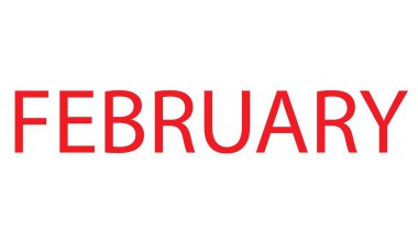 Kırmızı ve Beyaz Şubat pul dizayn etti