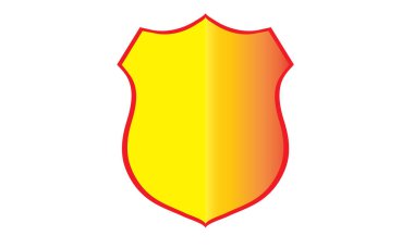 Altın renkli simge - Kalkan Vektörü