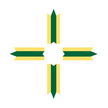 Haç 'ın renkli simgesi - Dini işaret