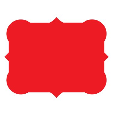 Kırmızı çerçeve - Resim çerçevesi