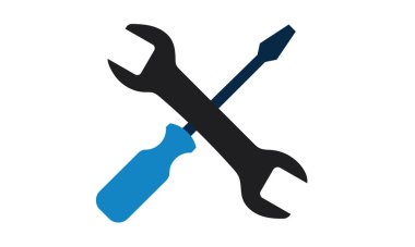 tamir araçları düz simge. Vektör çizimi. Düz renk tasarımı. Araçlar ve tamir araçları stili. Web ve uygulama için tasarlandı.