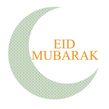 Bayram Mübarek renkli ikonik vektör sanatı 