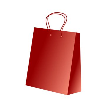 Renkli alışveriş çantası vektör çizimi