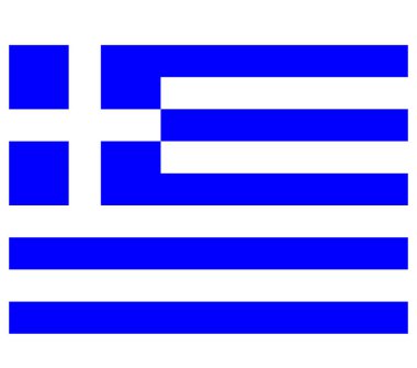 GREECE - Yunan bayrak vektörü