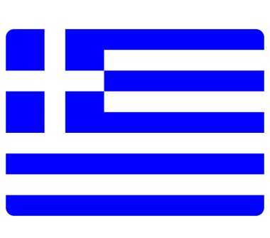 GREECE - Yunan bayrak vektörü