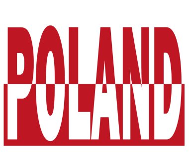Polonya bayrak vektör sanatı 
