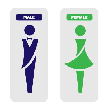 erkek ve kadın sembolleri