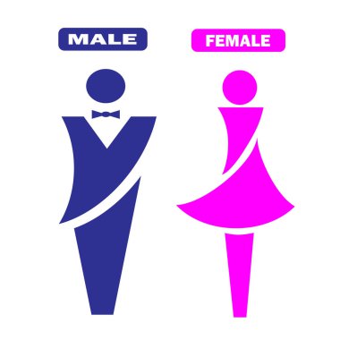 erkek ve kadın sembolleri