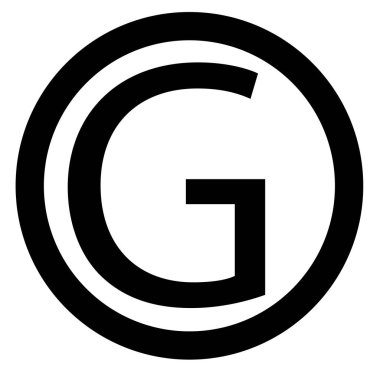 G harfi simgesi - G harfi