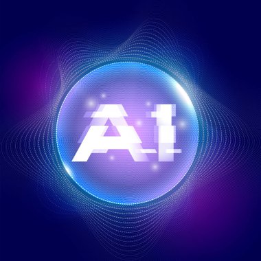 Fütürist dijital yazı tipinde 